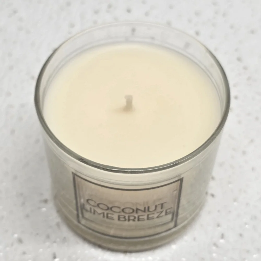 Bath & Body Works Coconut Lime Breeze Single Wick Candle 4 oz New Unburned